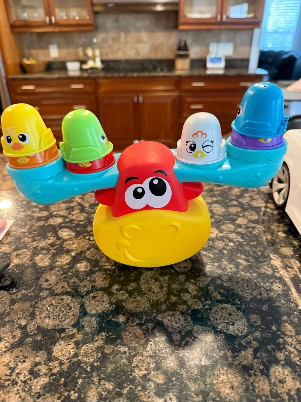 Colorful Stacking Seesaw Toy for Kids - Multicolor